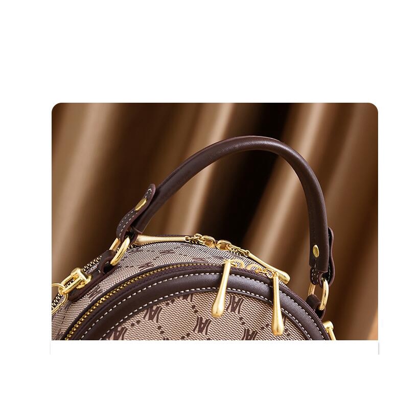 Túi Đeo Chéo Chuwanglin Da Pu In Hình Mặt Trăng Thời Trang Cho Nữ