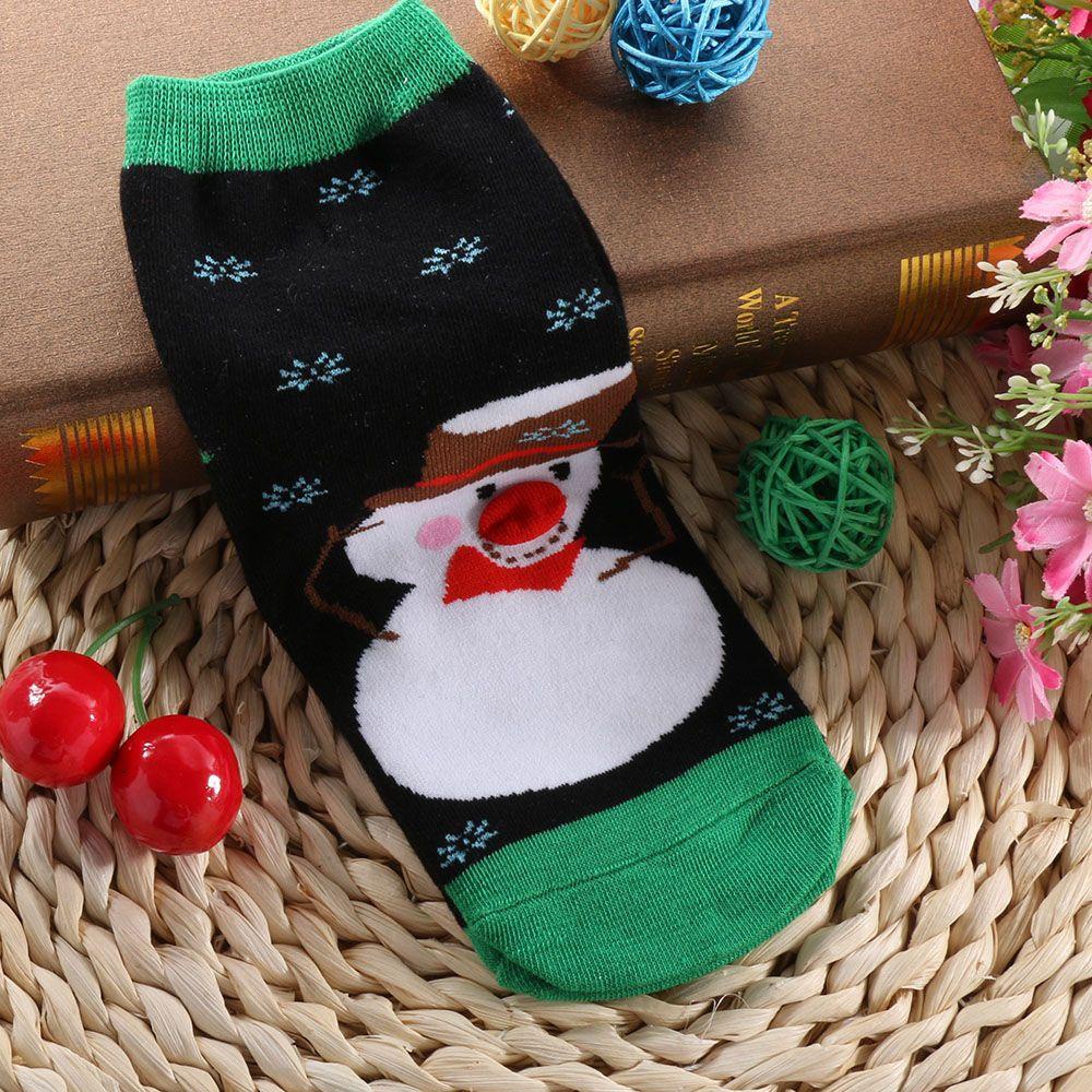 LAY Set 10 Đôi Tất Cotton Chủ Đề Giáng Sinh Dễ Thương