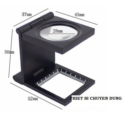 Kính lúp soi mật độ sợi vải có kim đo