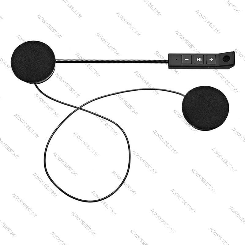 Tai Nghe Bluetooth 4.0 Bt8 Gắn Mũ Bảo Hiểm Tích Hợp Mic Cho Xe Mô Tô