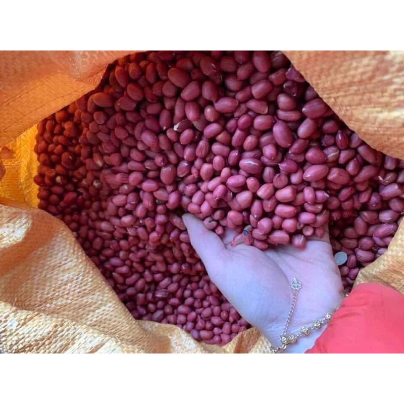 2kg Lạc đỏ đã bóc vỏ, lạc đỏ quê sạch sẽ an toàn, không chất bảo quản
