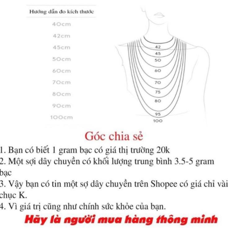 (BẠC CHUẨN)  DÂY CHUYỀN BẠC Ý 925 CHO NỮ MẶT CẦU TRÒN PHỤ KIỆN TRANG SỨC CAO CẤP NO.93 VÒNG CỔ NỮ ĐẸP