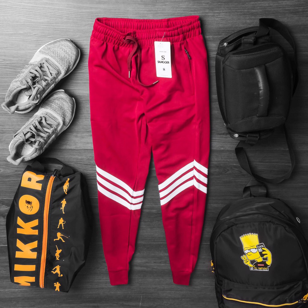 [Mã SKAMSALEP6 giảm 10% TỐI ĐA 100K đơn150K] Freeship50K Quần Jogger 007_viền gối_nhiều màu thời trang, phom 45-80kg | BigBuy360 - bigbuy360.vn