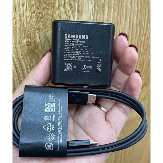 Củ xạc nhanh samsung 45w cũ bóc máy