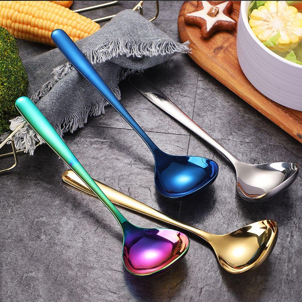 YIYU Muỗng Múc Canh Bằng Thép Không Gỉ Sang Trọng