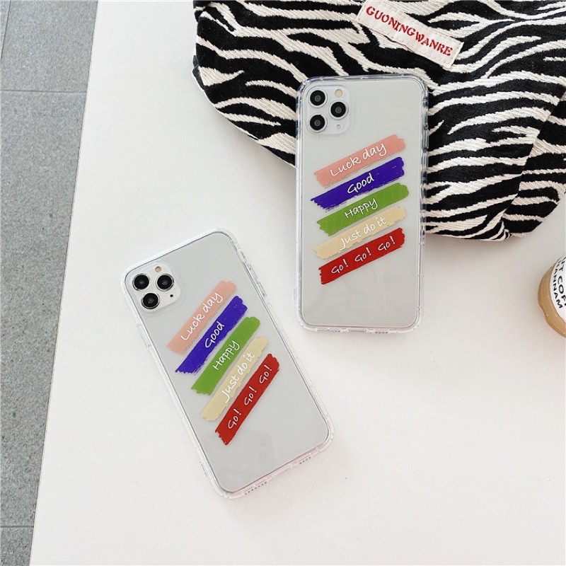 Ốp Lưng Case Iphone Dẻo  Luck Day Siêu Trong Không Ngả màu 7G/8G/7Plus/8Plus/X/Xs/Xsmax/Xr/11/11pro/11prm/12mini/12prm