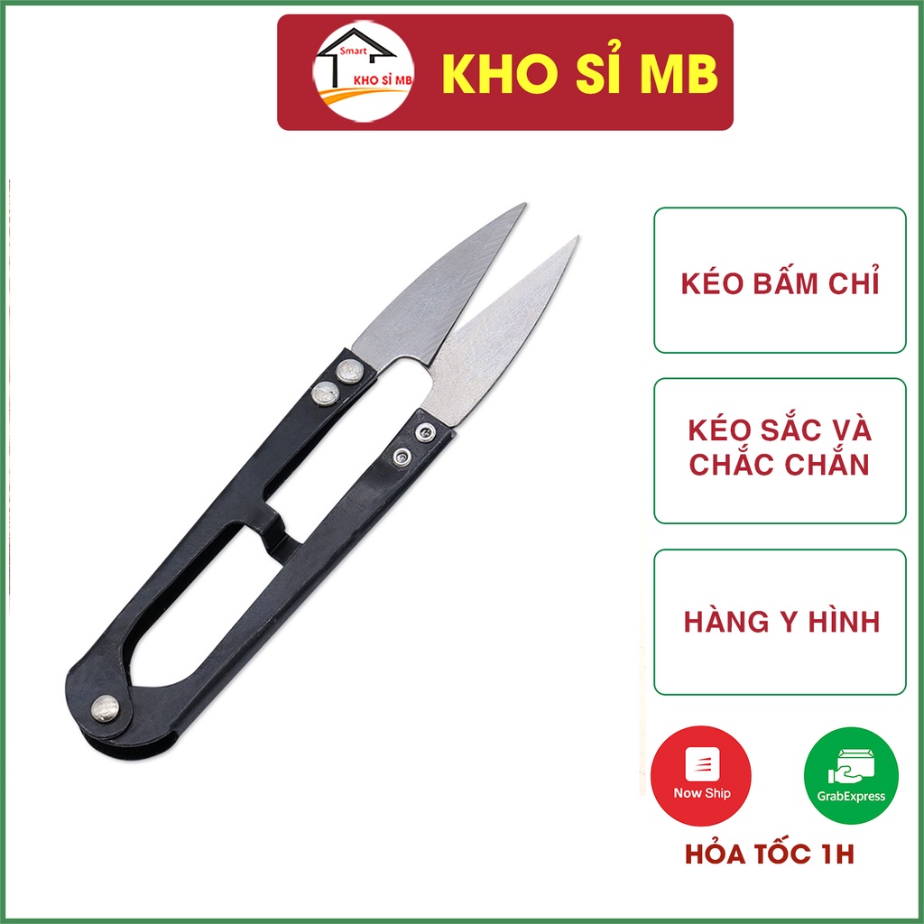 Kéo cắt chỉ may, kéo bấm chỉ inox kho sỉ mb