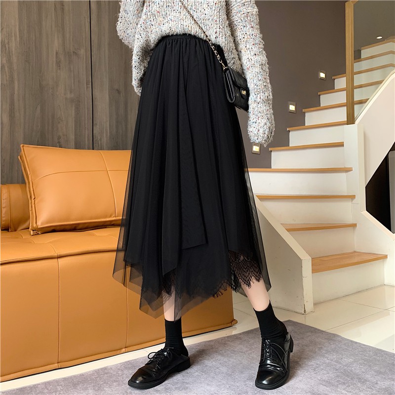 Chân váy lưới ulzzang | BigBuy360 - bigbuy360.vn