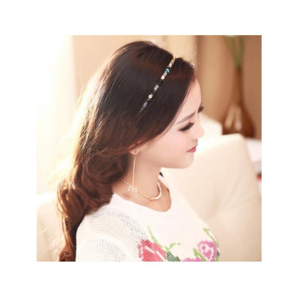 Băng-đô đính đá nữ tính phong cách