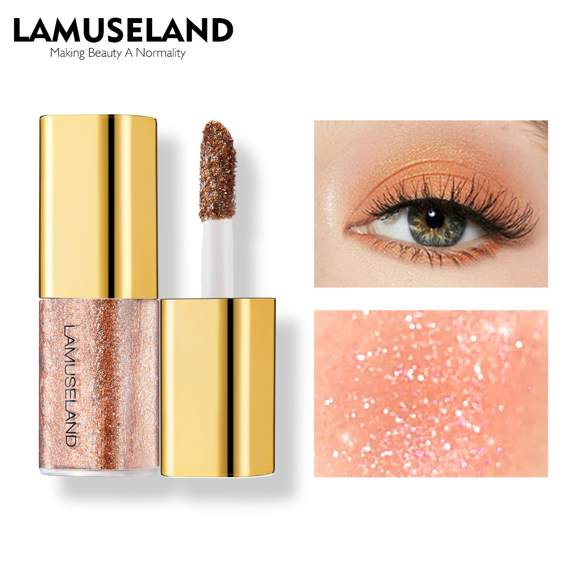 Bộ Phấn Mắt LAMUSELAND LA4008 69g Dạng Lỏng 8 Màu Nhũ Trang Điểm Làm Đẹp | BigBuy360 - bigbuy360.vn