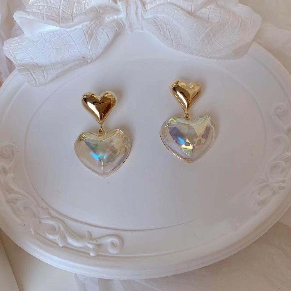 Bông Tai Hình Đuôi Cá Đính Ngọc Trai Cao Cấp Thời Trang