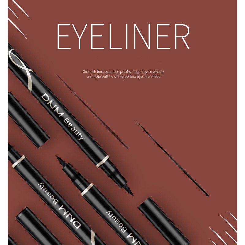 Bút kẻ mắt nước có đầu cọ Ni-lông màu đen chống thấm nước lâu trôi | BigBuy360 - bigbuy360.vn