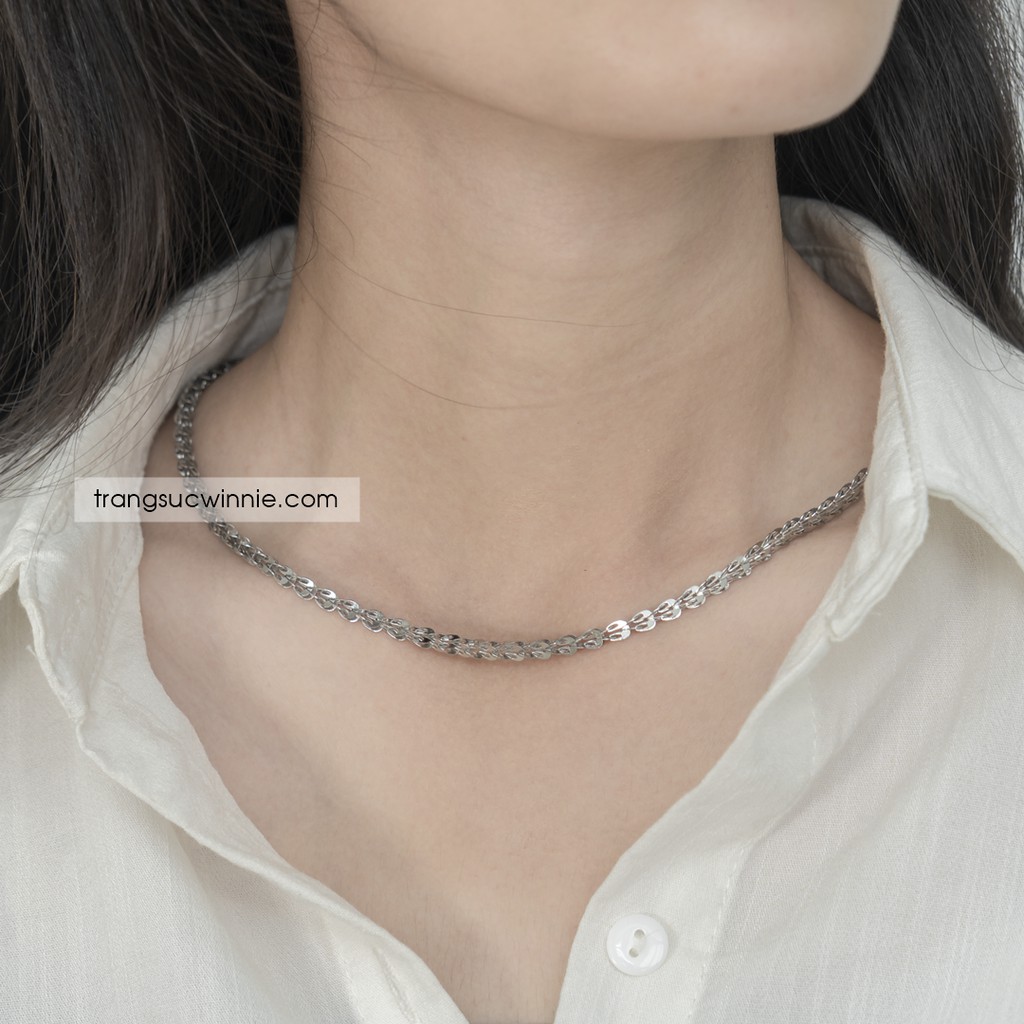 Dây chuyền nữ titan đuôi phụng Phoenix B