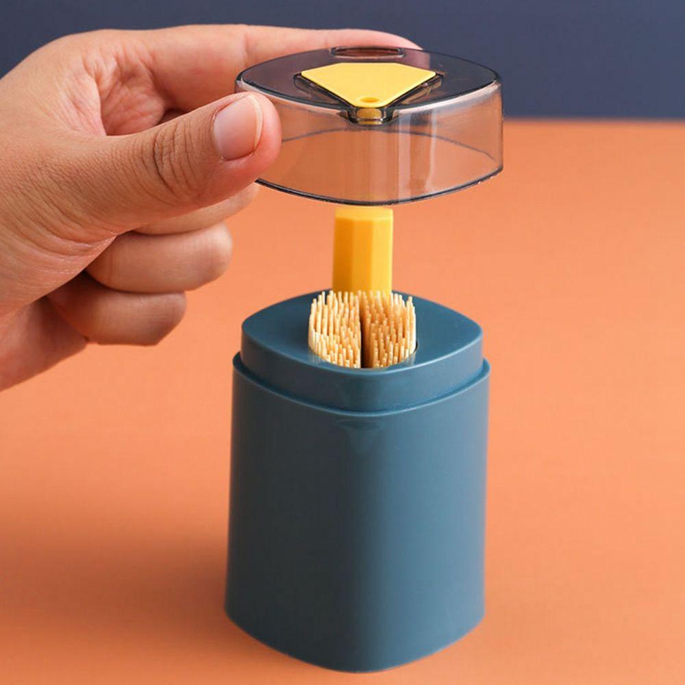 Hộp Đựng Tăm Xỉa Răng Dạng Nhấn Để Bàn Trang Trí