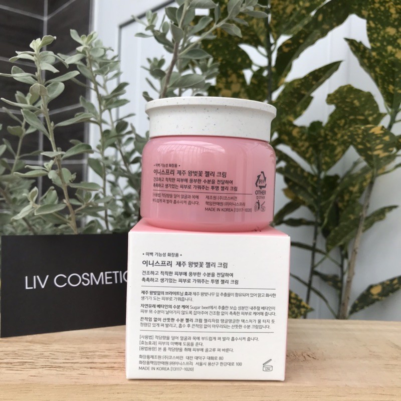 Kem dưỡng ẩm sáng da từ hoa anh đào đảo Jeju innisfree Cherry Blossom Jelly Cream 50ml