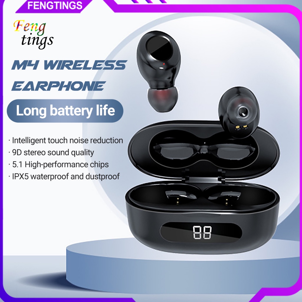 Tai Nghe Thể Thao Nhét Tai Không Dây Bluetooth Chống Ồn Thông Minh Giảm Tiếng Ồn Nhỏ Gọn Nhẹ Cân Nặng 5.1