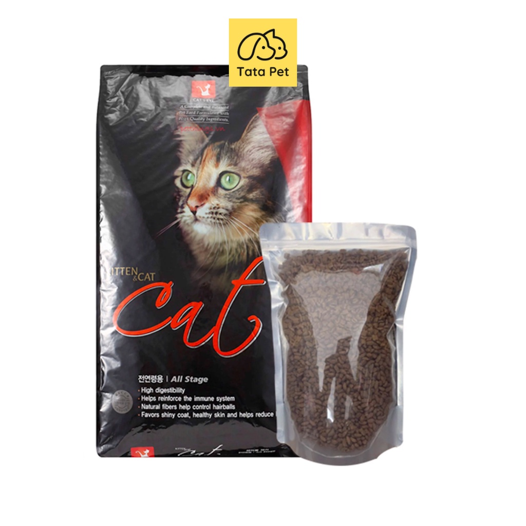 Thức Ăn Mèo CATEYE Combo Cateye 1kg , Hạt Cateyes Cân bằng dinh dưỡng, giảm búi lông hiệu quả