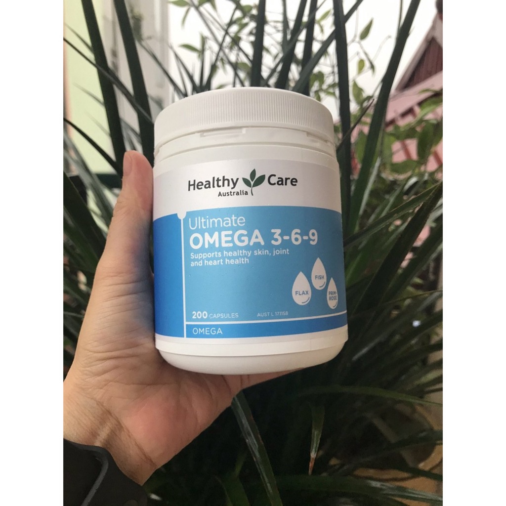 Viên Uống Omega 369 của Healthy Care Úc 200 viên - Healthy Care Ultimate Omega 3-6-9 - Hàng Chuẩn