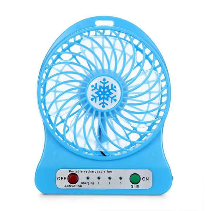 [CỰC RẺ] Quạt điều hòa Quạt mini fan xài pin sạc tích điện có đèn