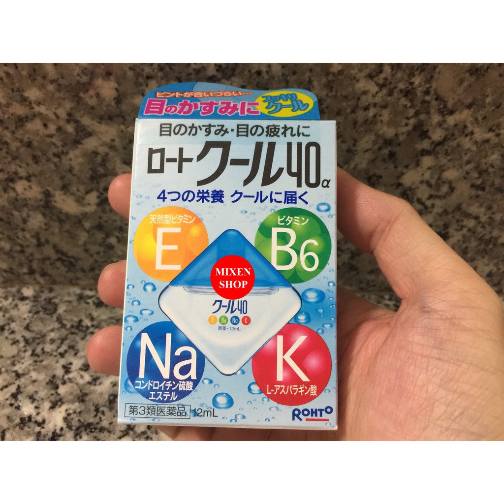 {Chính hãng - Ảnh thật} Nước Nhỏ Mắt ROHTO Nội Địa Nhật Bản 12ml - Date mới nhất