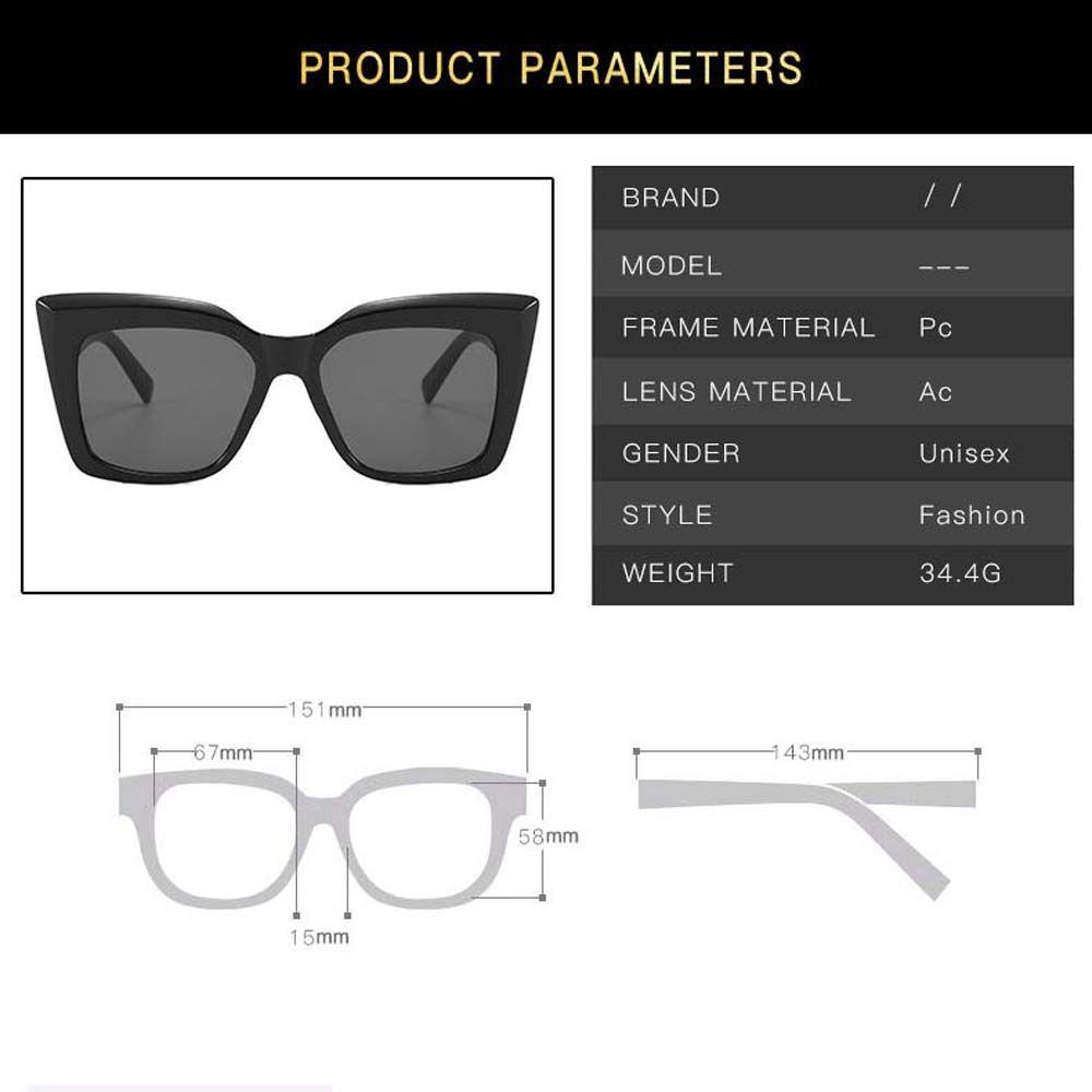 Kính Mát Hình Mắt Mèo Phong Cách Hàn Quốc Cá Tính