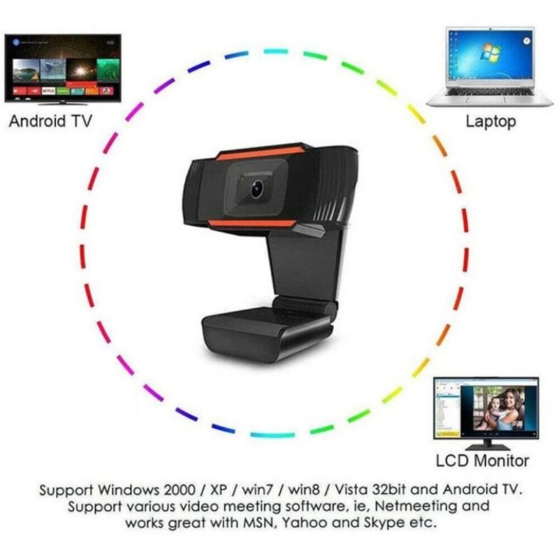 Webcam Tự Động X85 Hd 720p Cho Pc Laptop | BigBuy360 - bigbuy360.vn