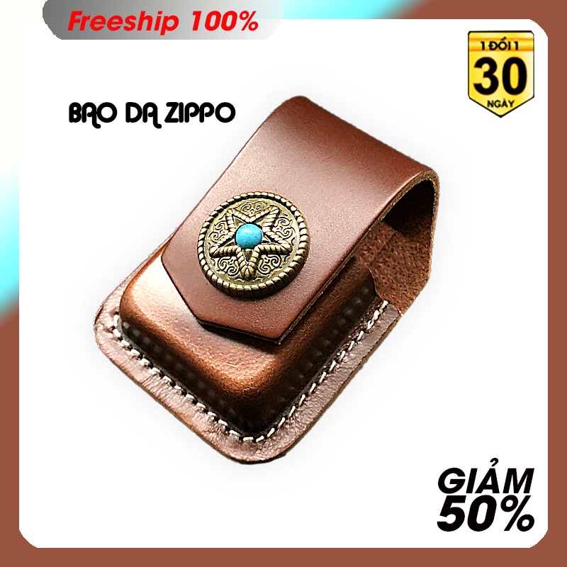 PHỤ KIỆN BAO DA CHO ZIPPO ZORRO ,DA THẬT 100% ,LOGO NGÔI SAO ,BÒ TÓT, NGỰA ĐẸP BỀN CHẮC,