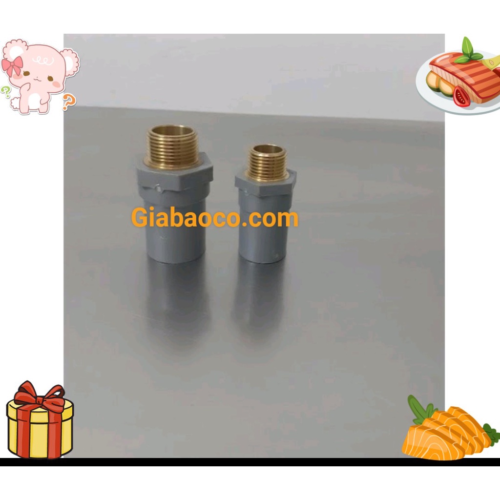 Nối Rút Có Ren Thau - BÌNH MINH : 27 x Ren Trong Thau 21 & 27 x Ren Ngoài Thau 21