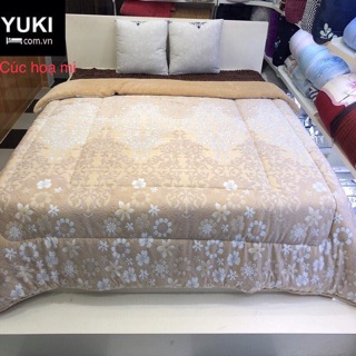 Chăn lông cừu Yuki hoa dây