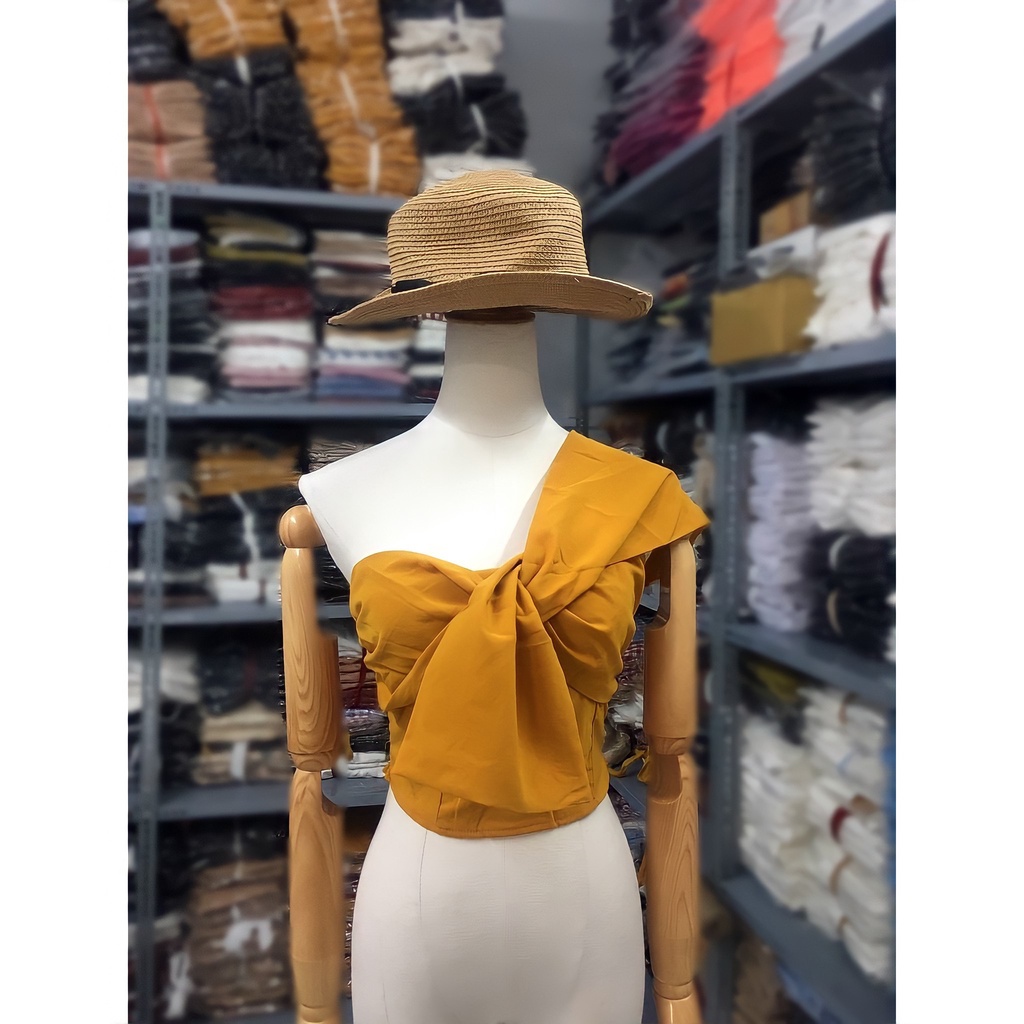 Áo Lệch Vai Thắt Nơ, Áo Nơ Chéo Vai P.A HOUSE