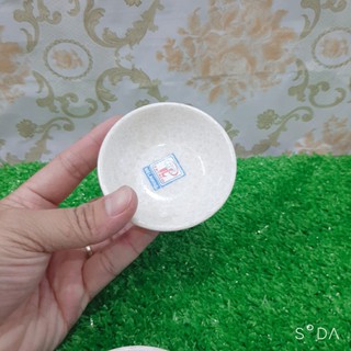 Chén chấm nhựa Melamine T36 nhỏ màu vân đá kem