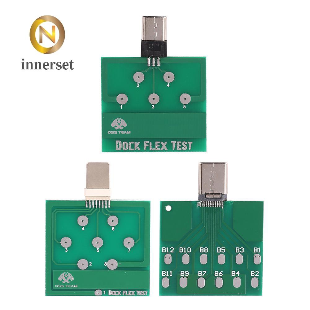 {INS} Battery Flex Test Board Micro 8 Pin Type-C Power Dock for Android iPhone
