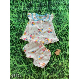 đồ bộ sơ sinh chất liệu kate
