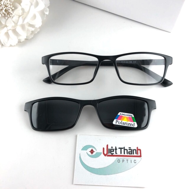 mắt Kính 5 in 1 cỡ nhỏ nhất kính râm cận 253