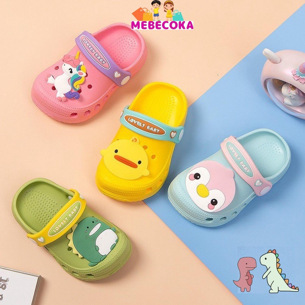 Dép cho bé Cheerful Mario, sục cross cho bé trai bé gái siêu nhẹ chống trơn trượt chính hãng MBCK
