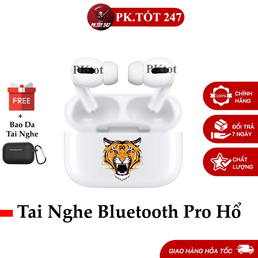 Tai Nghe Bluetooth Không Dây AP PRO Hổ Vằn 1562M Bass Sâu - Check Seting - Định Vị - Đổi Tên - Chống Ồn - Xuyên Âm