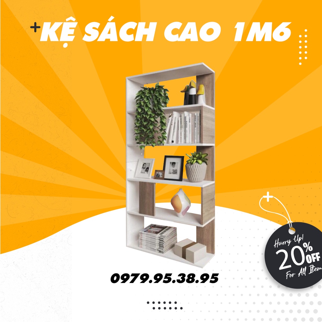 Kệ sách đa năng, phong cách hiện đại, trẻ trung, phù hợp cho mọi căn phòng, chất gỗ MDF mới nhật 2022