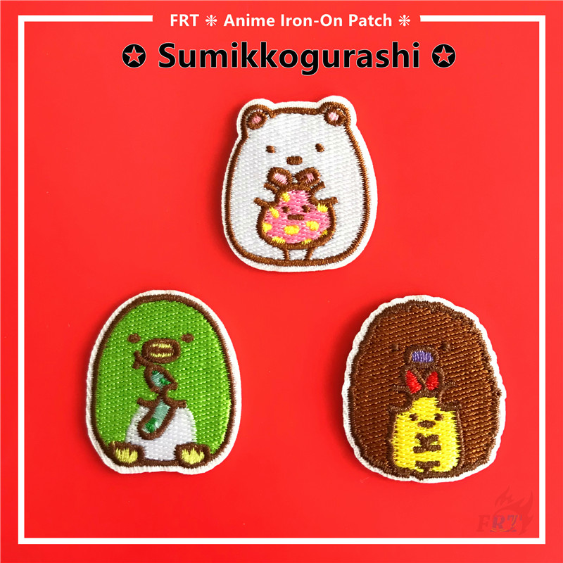 ☸ Sumikkogurashi Series 01 - Cartoon Animals Iron-On Patch ☸ 1Pc DIY Sew on Iron on Badges Patches