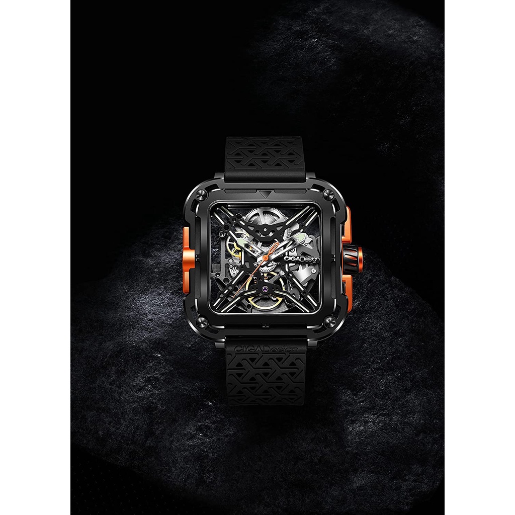 Đồng hồ Cơ Nam Xiaomi CIGA Design X Series - Black Orange -