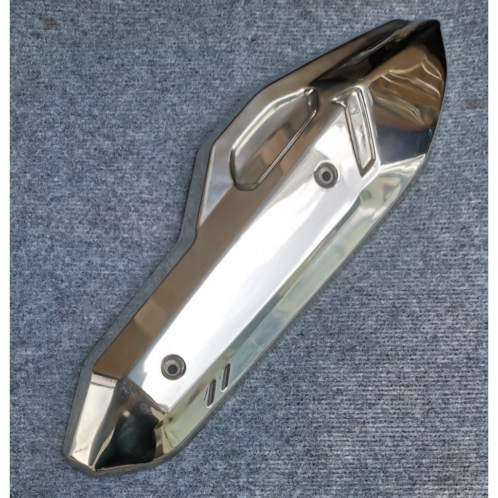 Ốp pô/ Che pô và Vĩ pô bằng Inox xe AB 2023 (125i-150i-160i).