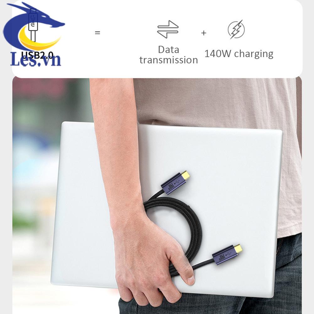 Dây Cáp Sạc Nhanh 10Gbps 140W USB2.0 PD3.1 Type-C