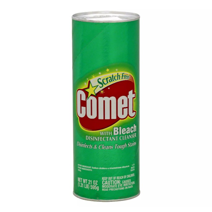 BỘT TẨY RỬA  Comet Bleach Disinfectant Cleanser Scratch Free 595g