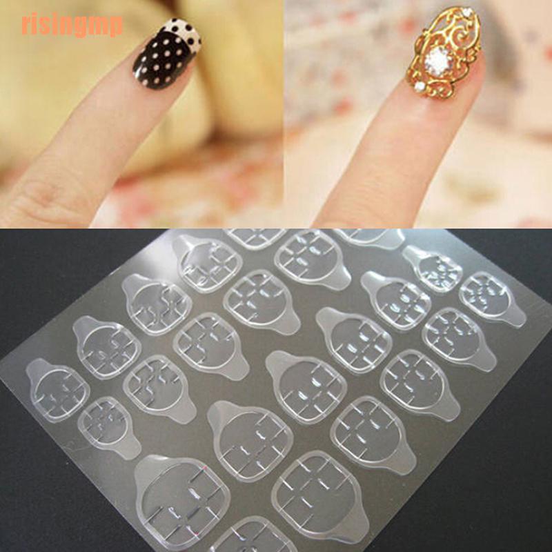 (Hàng Mới Về) Set 24 Móng Tay Giả 2 Mặt Siêu Mỏng