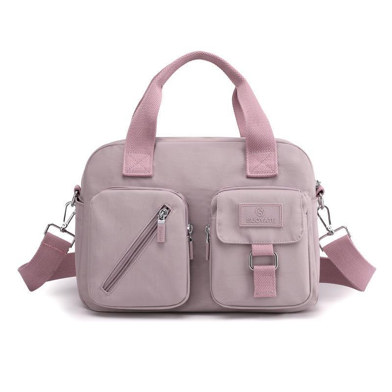 Túi Xách Canvas Nylon Cỡ Lớn Thiết Kế Đơn Giản Cho Nữ
