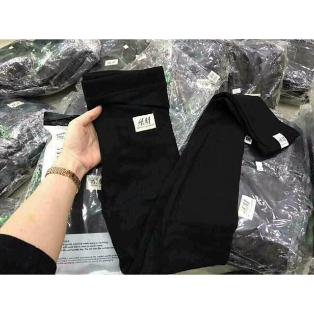 Quần legging hm màu đen