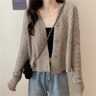 Áo khoác len cardigan