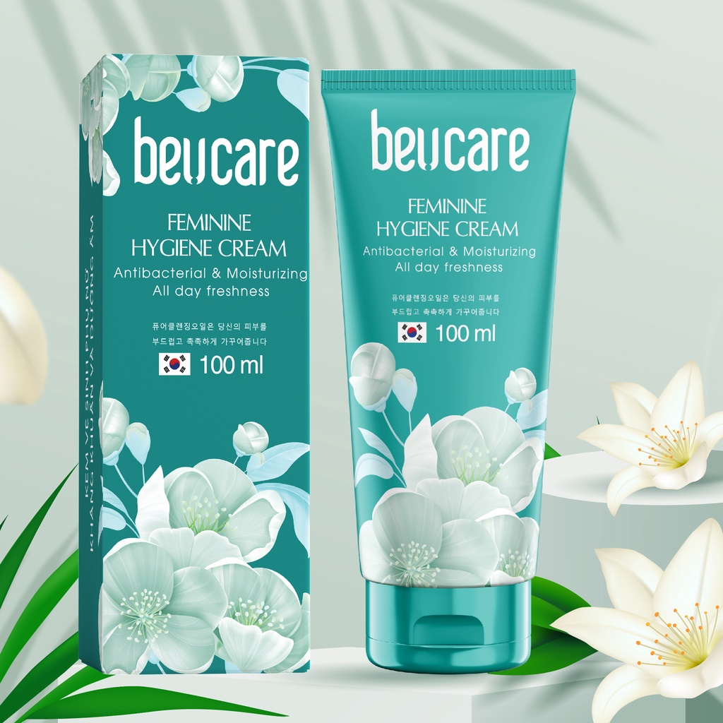 Combo 1 chai dung dịch vệ sinh beUcare 100ml và 1 nước giặt đồ lót beUcare 200ml chính hãng