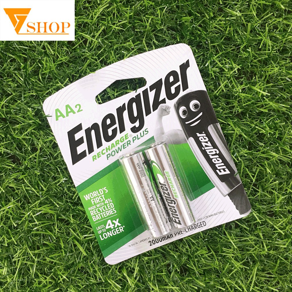 1 Vỉ Pin Sạc AA Energizer 2000mAh Chính Hãng ( 1 vỉ 2 viên )