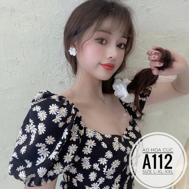 Bigsize Áo hoa cúc A112