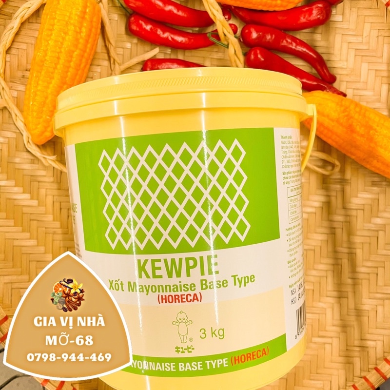 Sốt Mayonnaise kewpie base horeca - 3kg